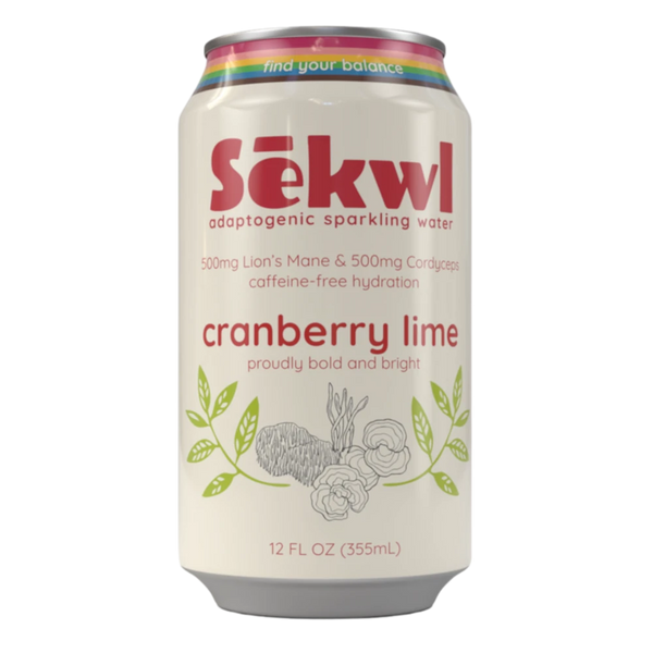 Cranberry Lime Adaptogenic Sparkling Water