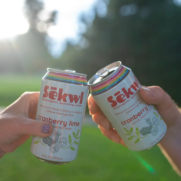 Cranberry Lime Adaptogenic Sparkling Water