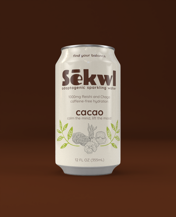 Cacao Adaptogenic Sparkling Water - 12 Pack