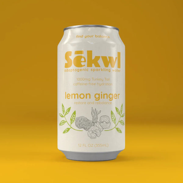 Lemon Ginger Adaptogenic Sparkling Water