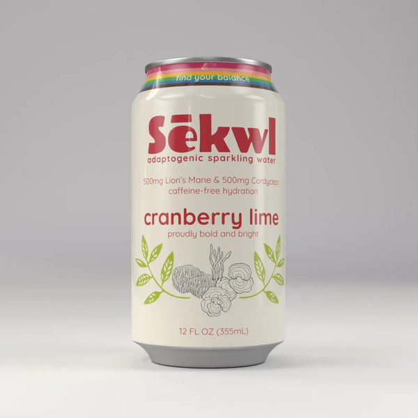 Cranberry Lime Adaptogenic Sparkling Water