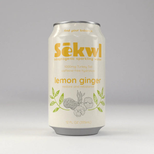 Lemon Ginger Adaptogenic Sparkling Water
