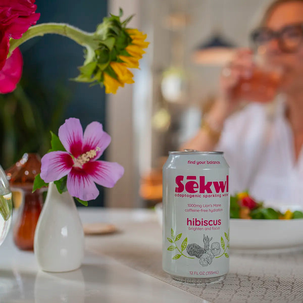 Hibiscus Adaptogenic Sparkling Water