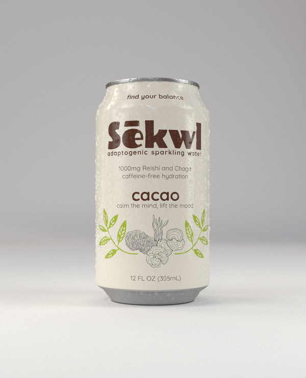 Cacao Adaptogenic Sparkling Water - 12 Pack