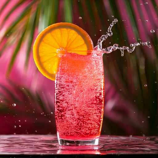 Hibiscus Adaptogenic Sparkling Water - 12 Pack